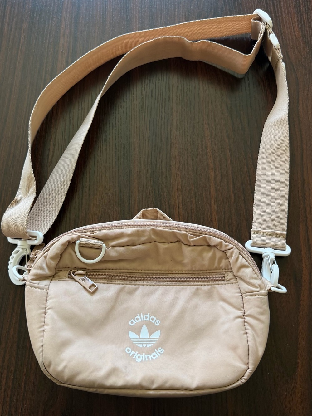 Adidas Tan Crossbody Sling Bag with Adjustable Strap